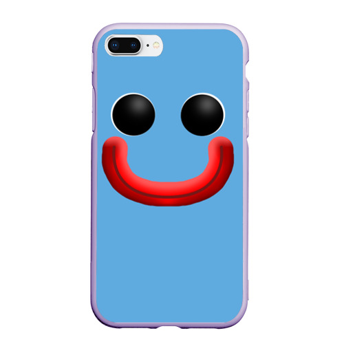 Чехол для iPhone 7Plus/8 Plus матовый Huggy Waggy smile, цвет светло-сиреневый
