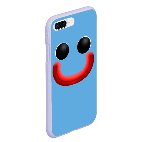 Чехол для iPhone 7Plus/8 Plus матовый Huggy Waggy smile, цвет светло-сиреневый - фото 3