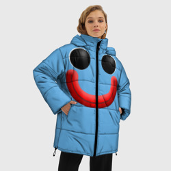 Женская зимняя куртка Oversize Huggy Waggy smile - фото 2