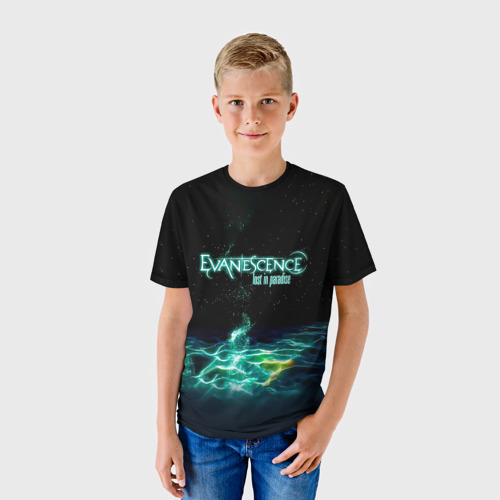 Детская футболка 3D Evanescence lost in paradise, цвет 3D печать - фото 3