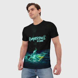 Мужская футболка 3D Evanescence lost in paradise - фото 2
