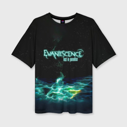 Женская футболка oversize 3D Evanescence lost in paradise