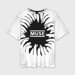 Женская футболка oversize 3D Muse пальцы