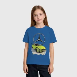 Детская футболка хлопок Mercedes V8 Biturbo racing - фото 2
