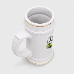 Кружка пивная Mercedes V8 Biturbo racing - фото 2