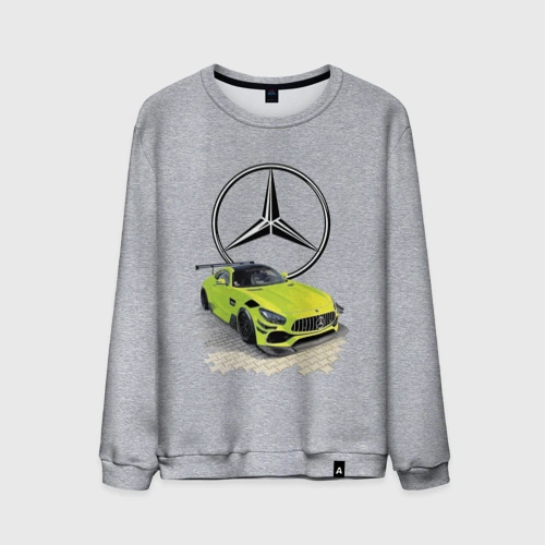 Мужской свитшот хлопок Mercedes V8 Biturbo racing