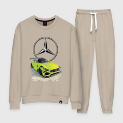 Женский костюм хлопок Mercedes V8 Biturbo racing
