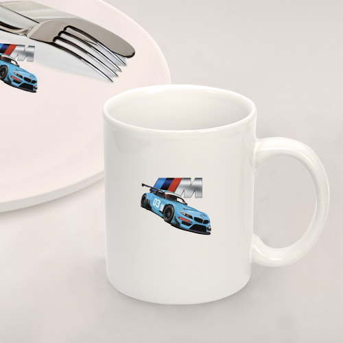 Набор: тарелка + кружка BMW M Performance Motorsport - фото 2