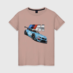 Женская футболка хлопок BMW M Performance Motorsport