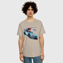 Мужская футболка хлопок Oversize BMW M Performance Motorsport - фото 2