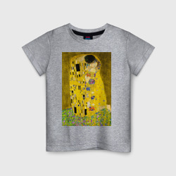 Детская футболка хлопок Поцелуй картина Климта