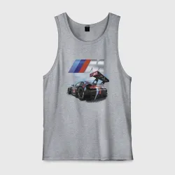 Мужская майка хлопок BmW m power motorsport Racing Team