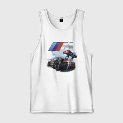 Мужская майка хлопок BmW m power motorsport Racing Team