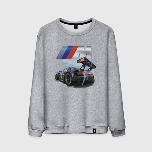 Мужской свитшот хлопок BmW m power motorsport Racing Team