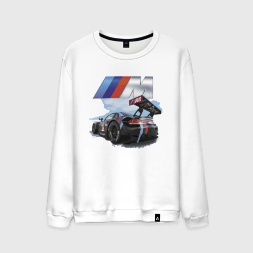 Мужской свитшот хлопок BmW m power motorsport Racing Team