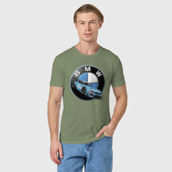 Мужская футболка хлопок BMW самая престижная марка автомобиля - фото 2