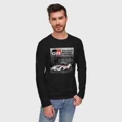 Мужской лонгслив хлопок Toyota Gazoo racing team - фото 2