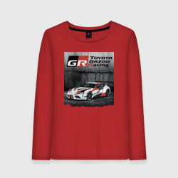 Женский лонгслив хлопок Toyota Gazoo racing team