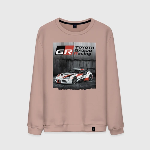 Мужской свитшот хлопок Toyota Gazoo racing team