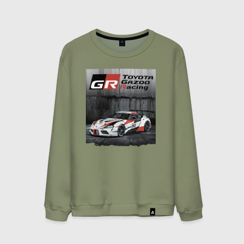 Мужской свитшот хлопок Toyota Gazoo racing team