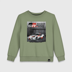 Детский свитшот хлопок Toyota Gazoo racing team