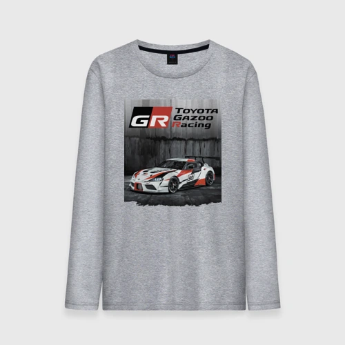 Мужской лонгслив хлопок Toyota Gazoo racing team