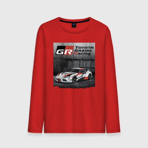 Мужской лонгслив хлопок Toyota Gazoo racing team