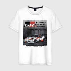 Мужская футболка хлопок Toyota Gazoo racing team