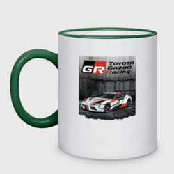 Кружка двухцветная Toyota Gazoo racing team