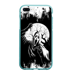 Чехол для iPhone 7Plus/8 Plus матовый Крик Хэллоуин Хоррор Scream Halloween