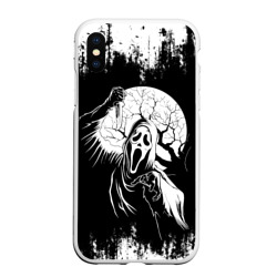 Чехол для iPhone XS Max матовый Крик Хэллоуин Хоррор Scream Halloween