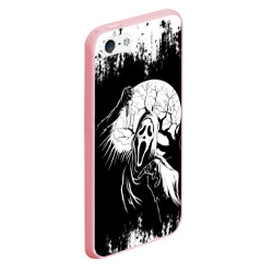 Чехол для iPhone 5/5S матовый Крик Хэллоуин Хоррор Scream Halloween - фото 2