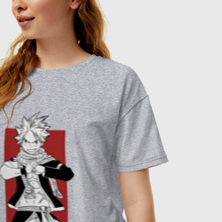 Женская футболка хлопок Oversize Саламандер - фото 2
