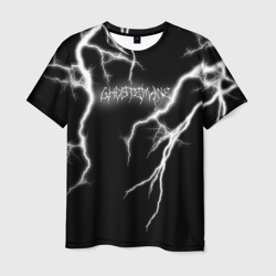 Мужская футболка 3D Ghostemane Lightning Гостмейн Молния Надпись