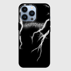 Чехол для iPhone 13 Pro Ghostemane Lightning Гостмейн Молния Надпись