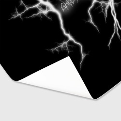 Бумага для упаковки 3D Ghostemane Lightning Гостмейн Молния Надпись - фото 2
