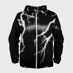 Мужская ветровка 3D Ghostemane Lightning Гостмейн Молния Надпись