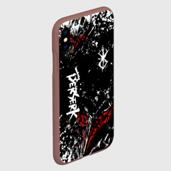 Чехол для iPhone XS Max матовый Берсерк Черная маска - фото 2