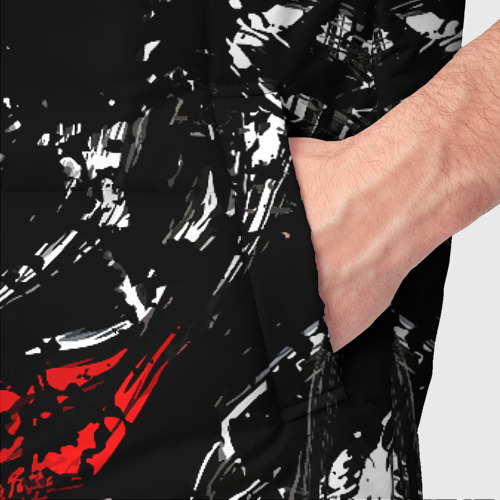 Мужской жилет утепленный 3D Берсерк Черная маска, цвет черный - фото 6