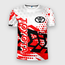 Мужская футболка 3D Slim Toyota Тойота