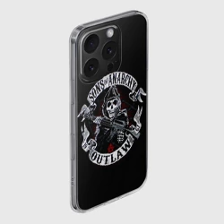 Чехол для iPhone 16 Pro Max силиконовый с защитой камеры SOA Outlow - фото 2