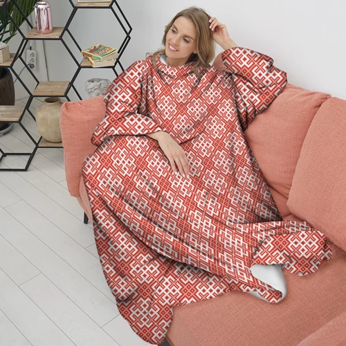 Плед с рукавами Славянская Обережная Вышивка - фото 3