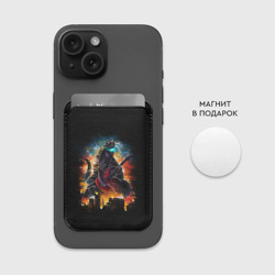 Картхолдер Magsafe магнитный Рокзилла - фото 2