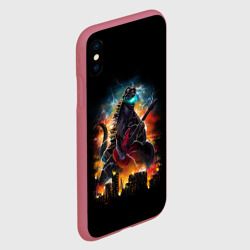 Чехол для iPhone XS Max матовый Рокзилла - фото 2