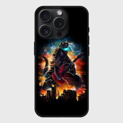 Чехол силиконовый для Apple iPhone 15 Pro матовый Рокзилла
