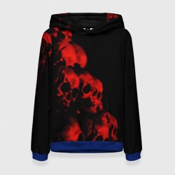 Женская толстовка 3D Черепа свалка