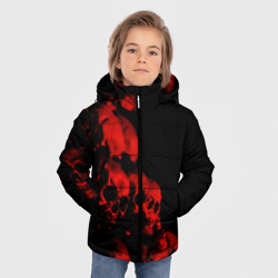 Зимняя куртка для мальчиков 3D Черепа свалка - фото 2