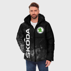 Мужская зимняя куртка 3D Skoda авто - фото 2
