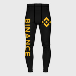 Мужские тайтсы 3D Бинанс лого карбон Binance logo