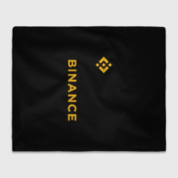 Плед 3D Бинанс лого карбон Binance logo